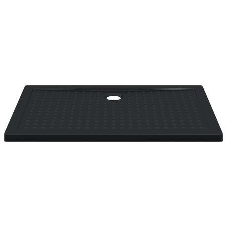 Vidaxl douche basis tray met dots 120 x 80 x 4 cm abs zwart