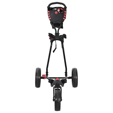Vidaxl golf trolley zwart ijzer opvouwbaar