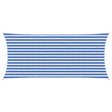 Vidaxl zonneschaduwzeil 2 x 5 m hdpe rechthoekig blauw en wit