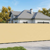 Vidaxl balkon privacy scherm 150 x 200 cm stof met pu-coating zand