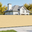 Vidaxl balkon privacy scherm 180 x 400 cm stof met pu-coating zand