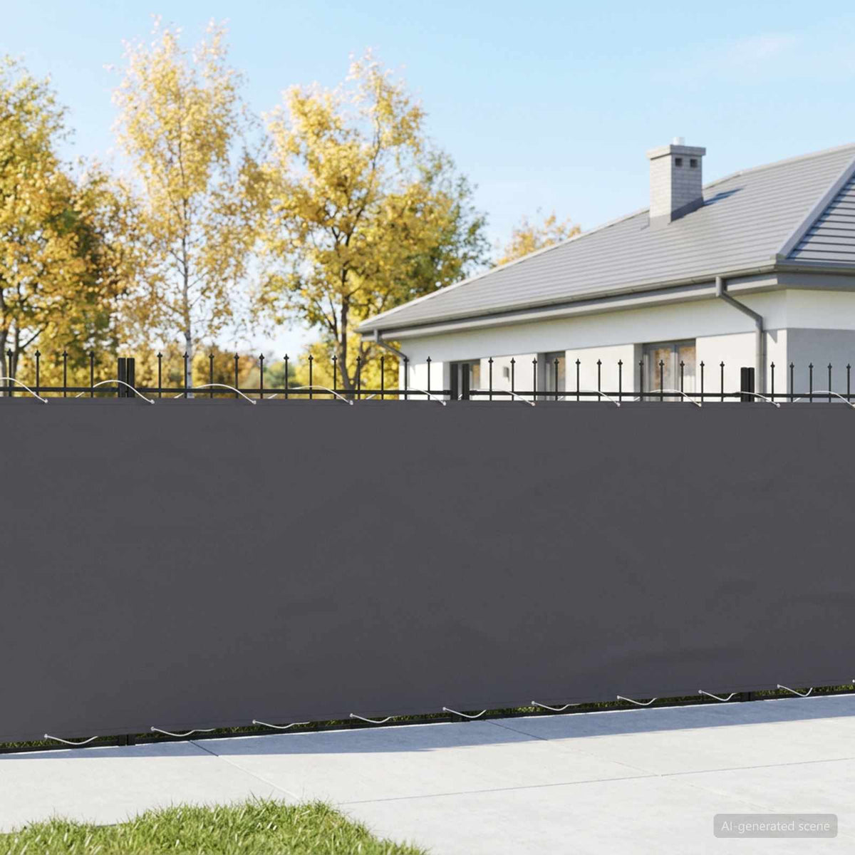 Vidaxl balkon privacy scherm 180 x 300 cm stof met pu-coating