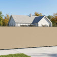 Vidaxl balkon privacy scherm 180 x 400 cm stof met pu-coating beige