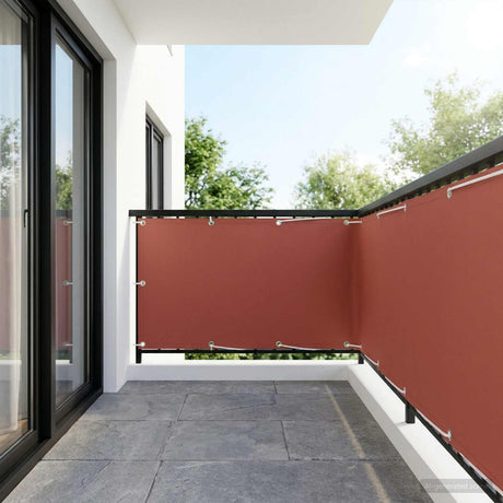 Vidaxl balkon privacy scherm 150 x 200 cm stof met pu-coating