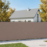 Vidaxl balkon privacy scherm 150 x 700 cm stof met pu-coating taupe