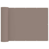 Vidaxl balkon privacy scherm 150 x 300 cm polyester taupe