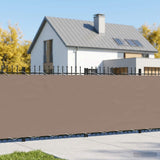 Vidaxl balkon privacy scherm 180 x 400 cm stof met pu-coating taupe