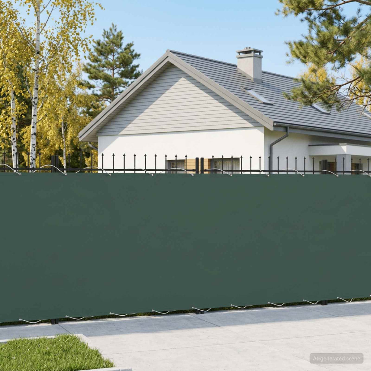 Vidaxl balkon privacy scherm 180 x 300 cm stof met pu-coating