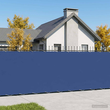 Vidaxl balkon privacy scherm 150 x 700 cm stof met pu-coating blauw
