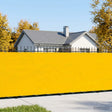 Vidaxl balkon privacy scherm 200 x 1000 cm stof met pu-coating geel