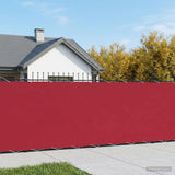 Vidaxl balkon privacy scherm 180 x 500 cm stof met pu-coating rood