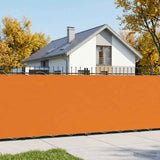 Vidaxl balkon privacy scherm 150 x 200 cm stof met pu-coating oranje