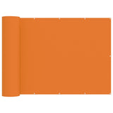 Vidaxl balkon privacy scherm 150 x 200 cm stof met pu-coating oranje