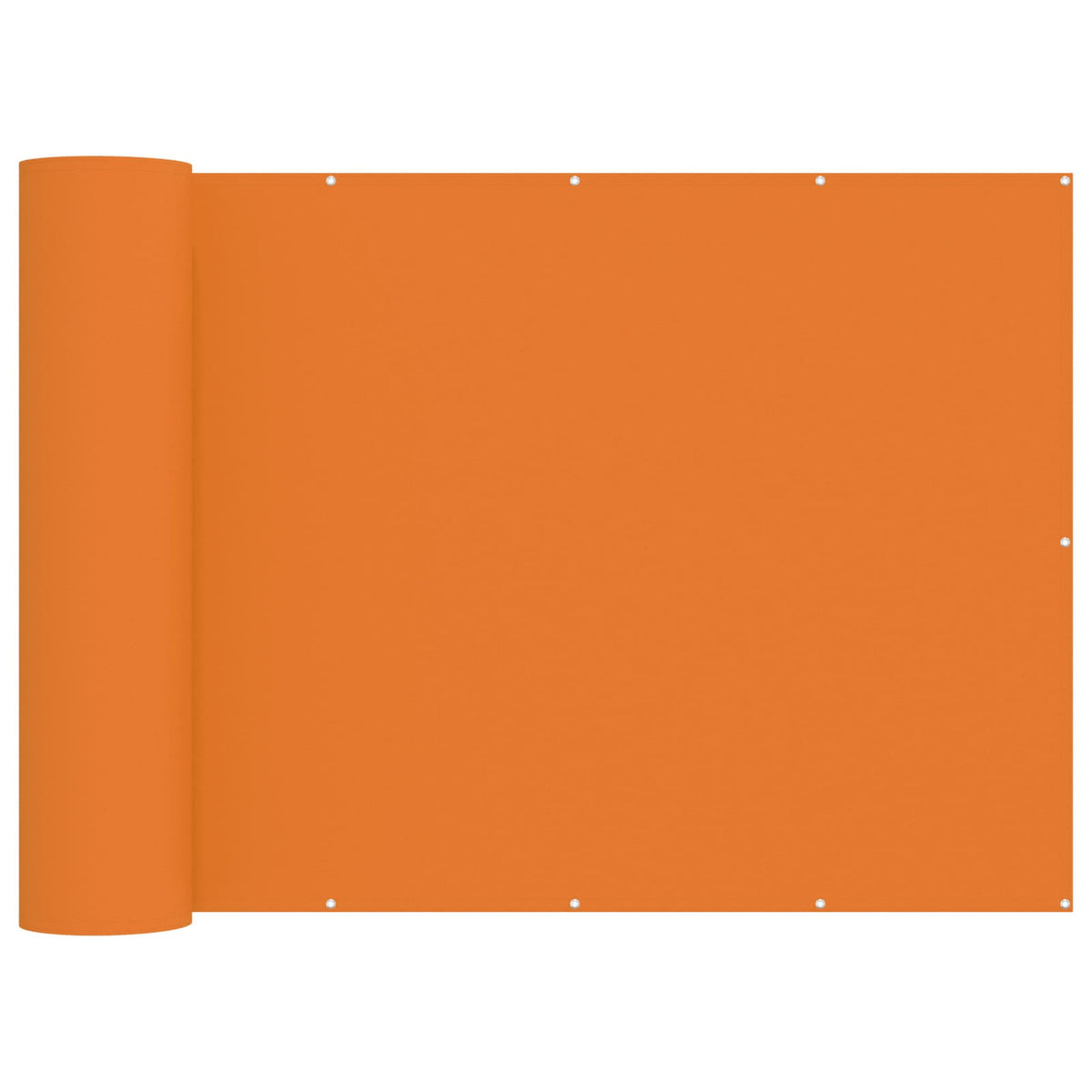 Vidaxl balkon privacy scherm 150 x 400 cm stof met pu-coating oranje