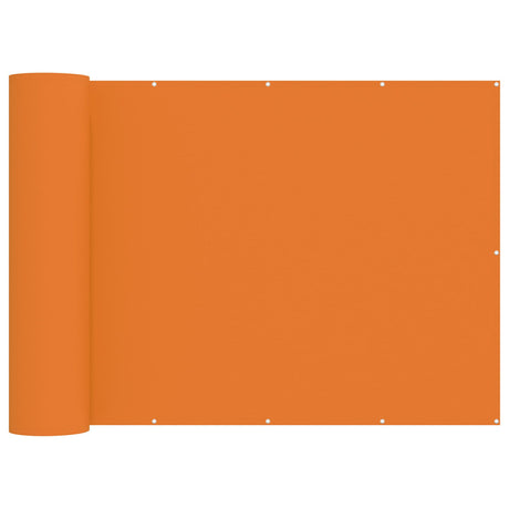Vidaxl balkon privacy scherm 150 x 700 cm stof met pu-coating oranje