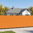 Vidaxl balkon privacy scherm 180 x 200 cm stof met pu-coating oranje
