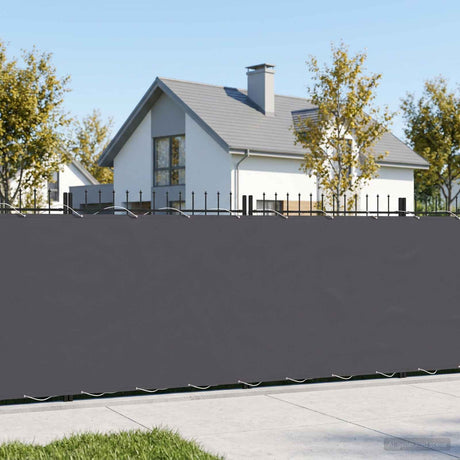 Vidaxl balkonscherm 1,2 x 15 m stof met pu-coating antraciet