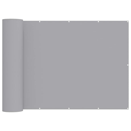 Vidaxl balkonscherm 1,8 x 25 m stof met pu-coating lichtgrijs