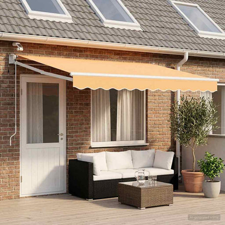 Vidaxl elektrisch uittrekbaar zonnescherm zand