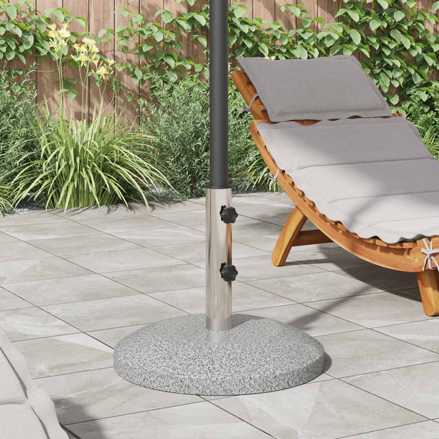 Vidaxl parasol basisbuis 0.63 kg natuurlijk rvs roestvrij staal