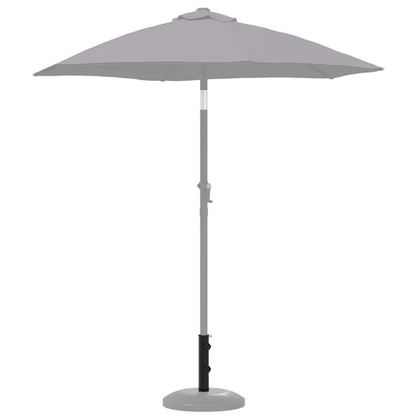 Vidaxl parasol basisbuis 0.6 kg zwart ijzer for 40-50 mm pole