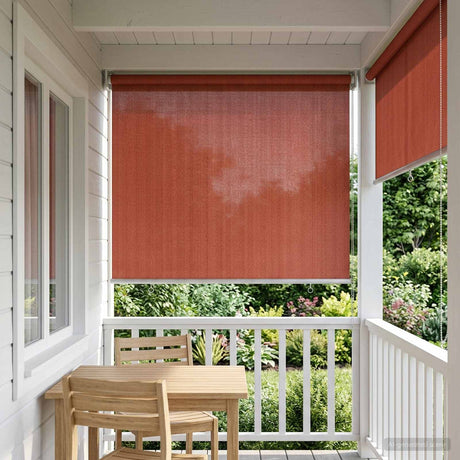 Vidaxl buitenrolgordijn 90% uv-blok terracotta 60 x 140 cm hdpe