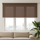 Vidaxl buitenrolgordijn 90% uv-blok taupe 140 x 140 cm hdpe