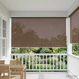 Vidaxl buitenrolgordijn 90% uv-blok taupe 140 x 140 cm hdpe