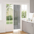 Vidaxl insecten gordijn chenille grijs en zwart 56 x 200 cm 100% pp