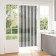 Vidaxl insecten gordijn chenille grijs en zwart 90 x 200 cm 100% pp