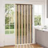 Vidaxl insecten gordijn chenille donkerbruin, beige 100 x 220 cm