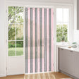 Vidaxl insecten gordijn chenille zilvergrijs en roze 100 x 220 cm
