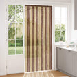 Vidaxl insecten gordijn chenille bruin en beige 100 x 230 cm 100% pp