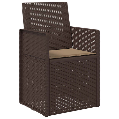 Vidaxl zitkussens 2 st polyester taupe 47 x 36 x 2 cm