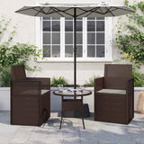 Vidaxl zitkussens 2 st polyester lichtgrijs 47 x 36 x 2 cm