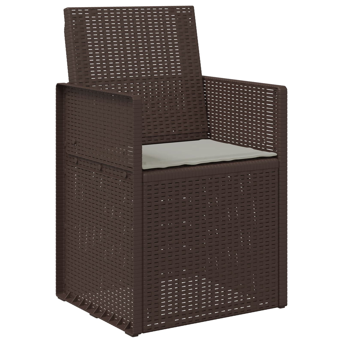Vidaxl zitkussens 2 st polyester lichtgrijs 47 x 36 x 2 cm