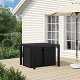 Vidaxl tuin eetstoelen 2 st antracietkleurig pp