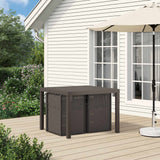 Vidaxl tuin eetstoelen 2 st lichtgrijs en antracietkleurig pp