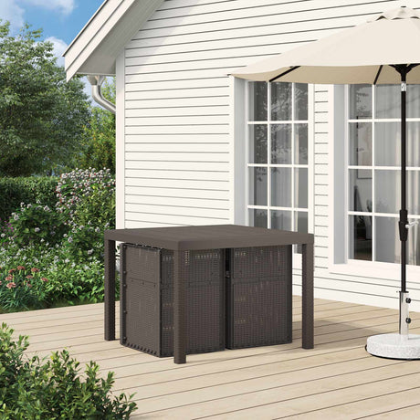 Vidaxl tuin eetstoelen 2 st lichtgrijs pp