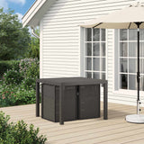 Vidaxl tuin eetstoelen 2 st lichtgrijs pp