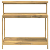 Vidaxl buiten pottingbank 111,5 x 48,5 x 107 cm massief acaciahout wit