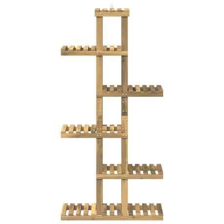 Vidaxl plantenstandaard wit 68 x 23,5 x 140 cm massief acaciahout