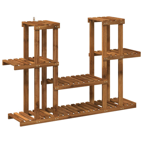Vidaxl plantenstandaard naturel 123 x 25 x 78,5 cm massief acaciahout