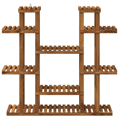 Vidaxl plantenstandaard naturel 123 x 25 x 114,5 cm massief acaciahout