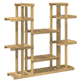 Vidaxl plantenstandaard wit 123 x 25 x 114,5 cm massief acaciahout