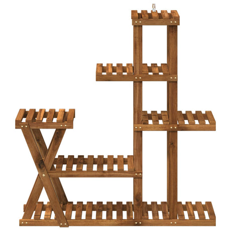 Vidaxl plantenstandaard naturel 95 x 25 x 101,5 cm massief acaciahout