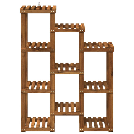 Vidaxl plantenstandaard naturel 85 x 30 x 114,5 cm massief acaciahout