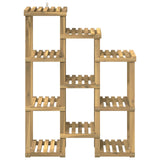 Vidaxl plantenstandaard wit 85 x 30 x 114,5 cm massief acaciahout