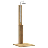 Vidaxl buitendouche 217 cm massief acacia hout en roestvrijstaal wit