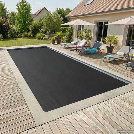 Vidaxl zonne energie zwembad deken zware kwaliteit 732 x 366 cm 200 μm